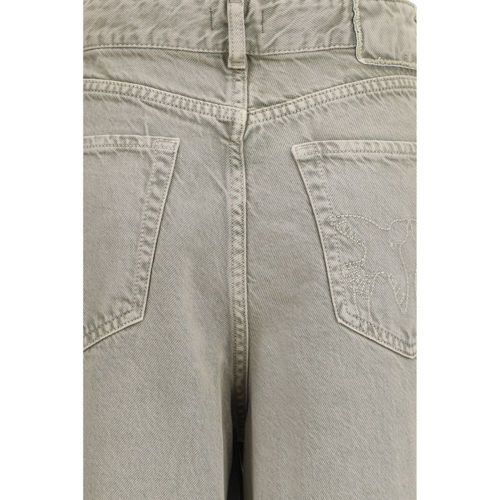 Beige Lyocell Bermuda Shorts