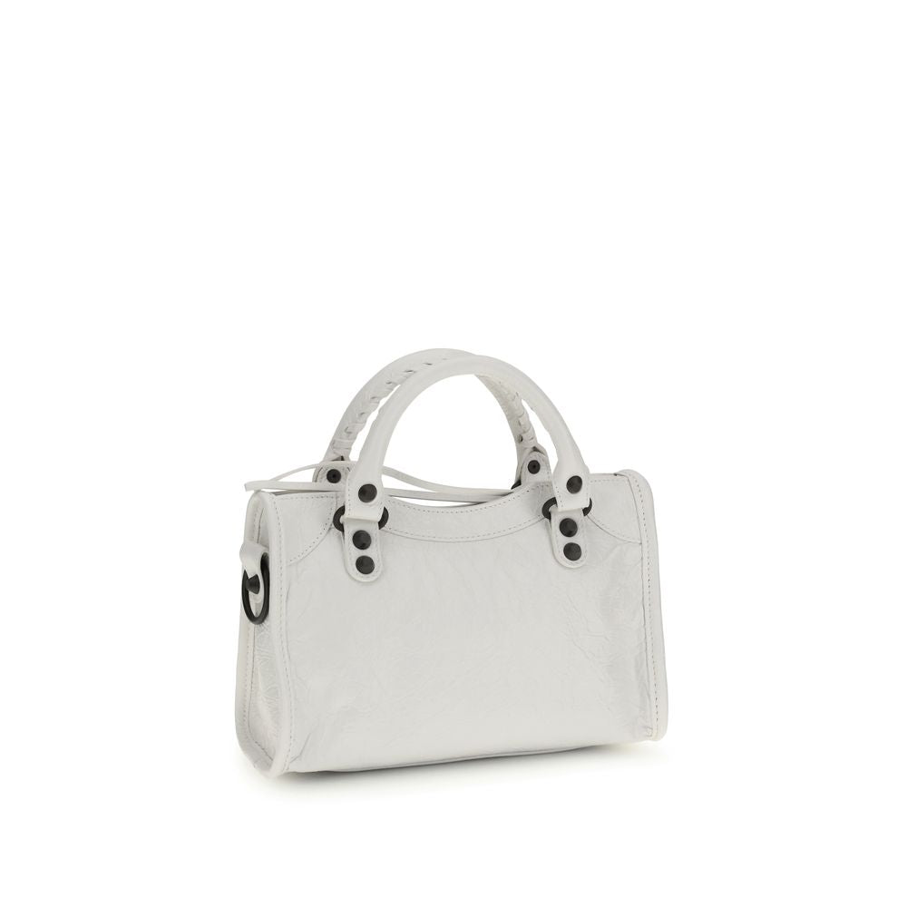 White Calf Leather Bos Taurus Handbag