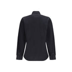Black Cotton Dress Shirt