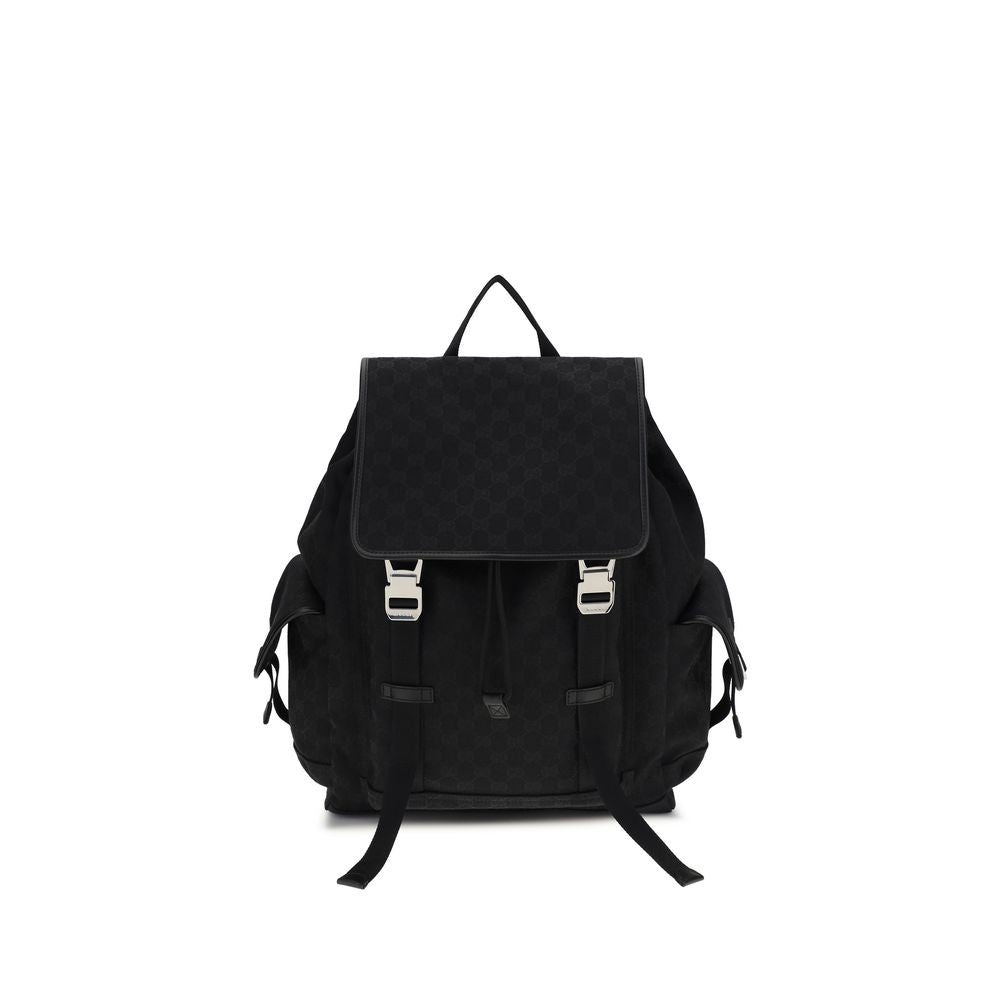 Black Fabric Backpack