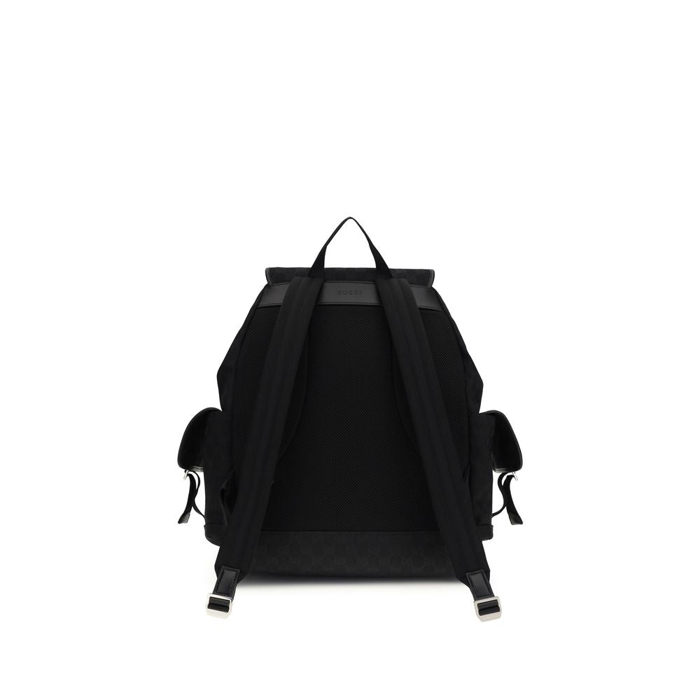 Black Fabric Backpack