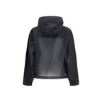 Black Cotton Shell Jacket