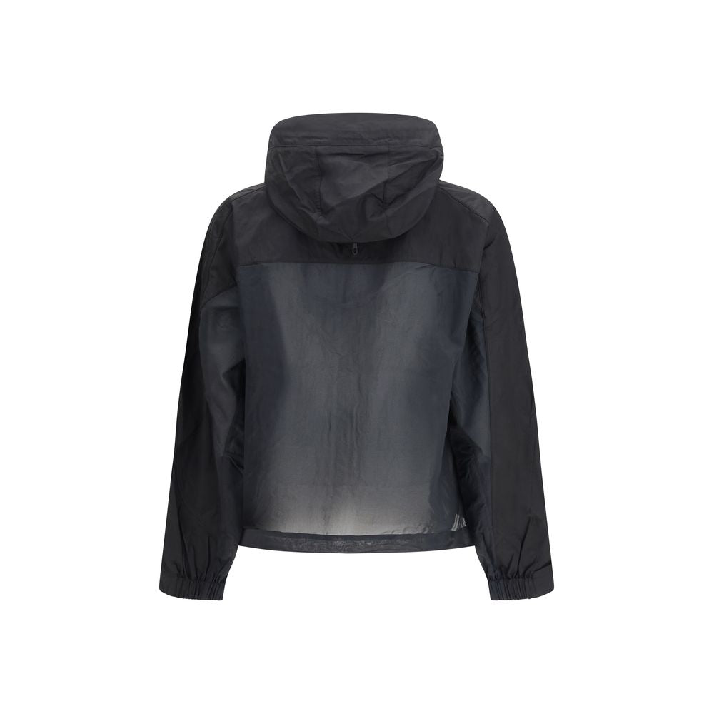 Black Cotton Shell Jacket