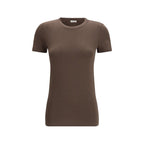 Brown Cotton T-Shirt