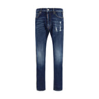 Blue Cotton Jeans Denim