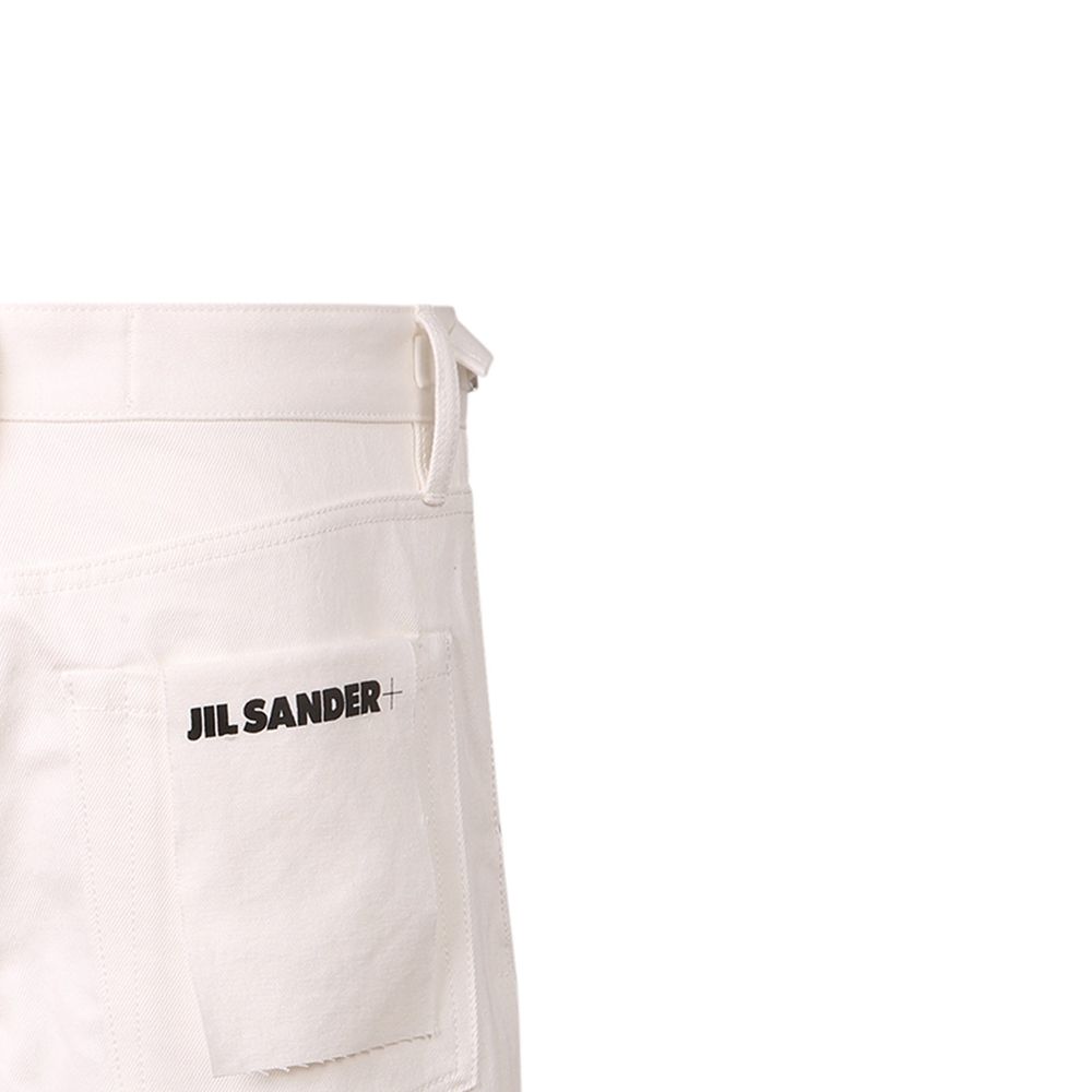 White Cotton Knee Length