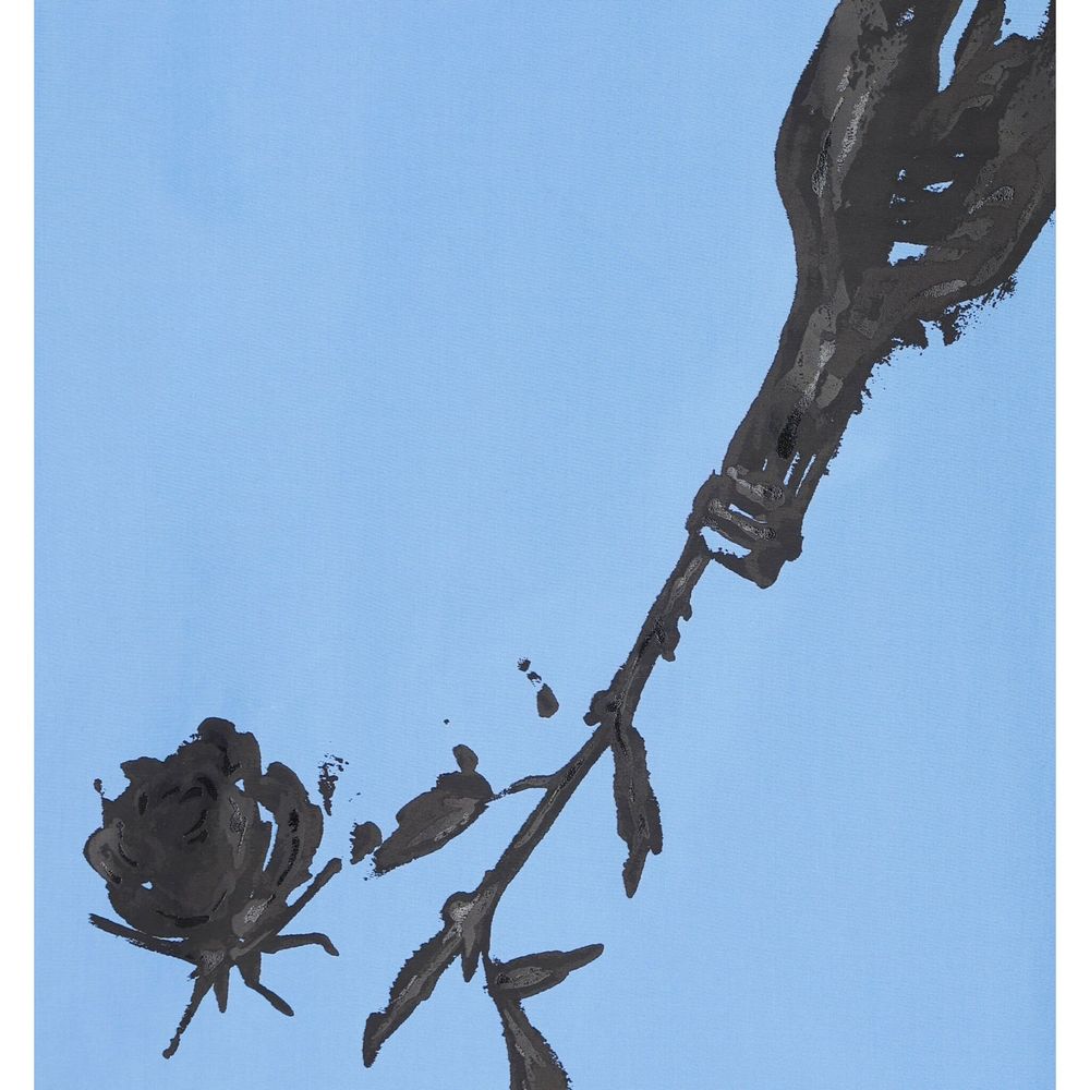 Blue Cotton Pattern Shirt