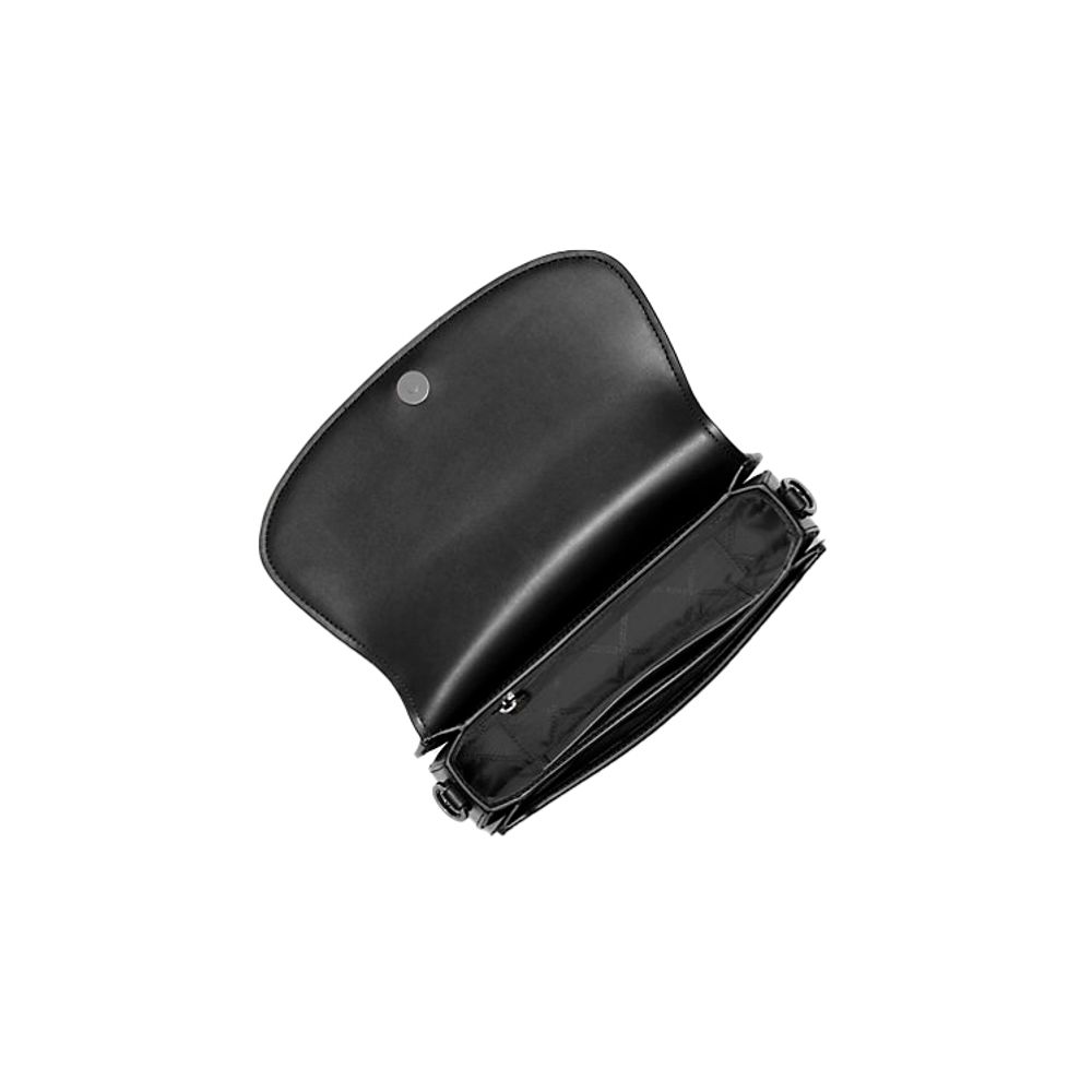 Black Leather Shoulder Bag