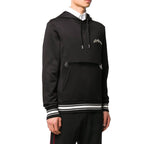 Black Cotton Sweatshirt