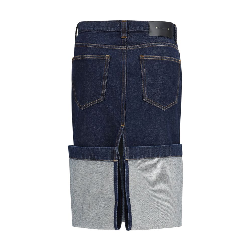 Blue Denim Skirt
