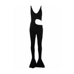 Black Viscose Jumpsuit