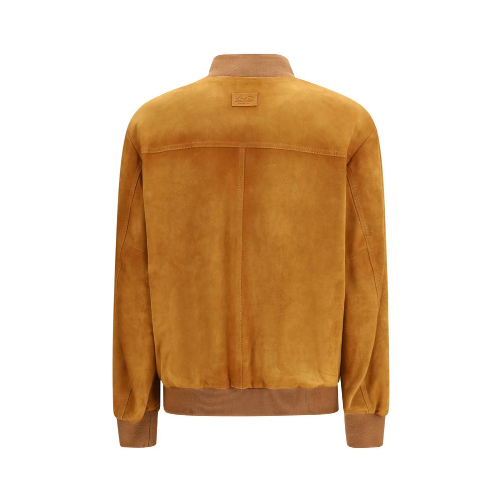 Brown Goatskin Bomber