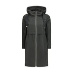 Black Polyester Parka