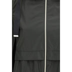 Black Polyester Parka