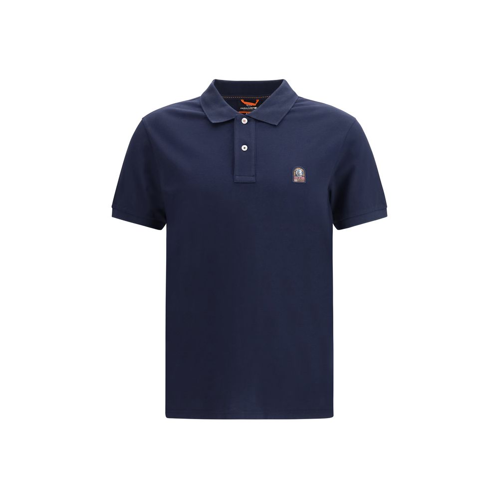 Blue Cotton Polo Shirt