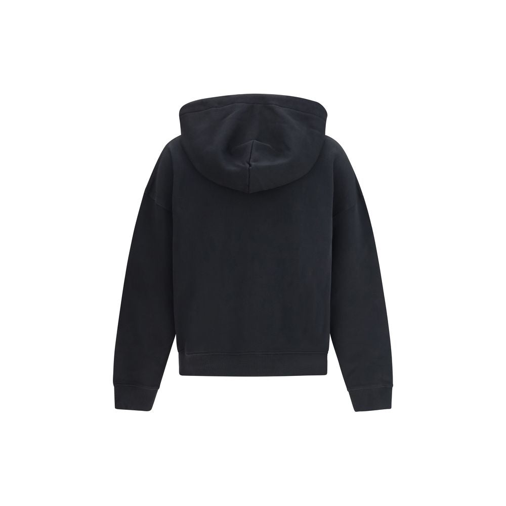 Black Cotton Sweatshirt