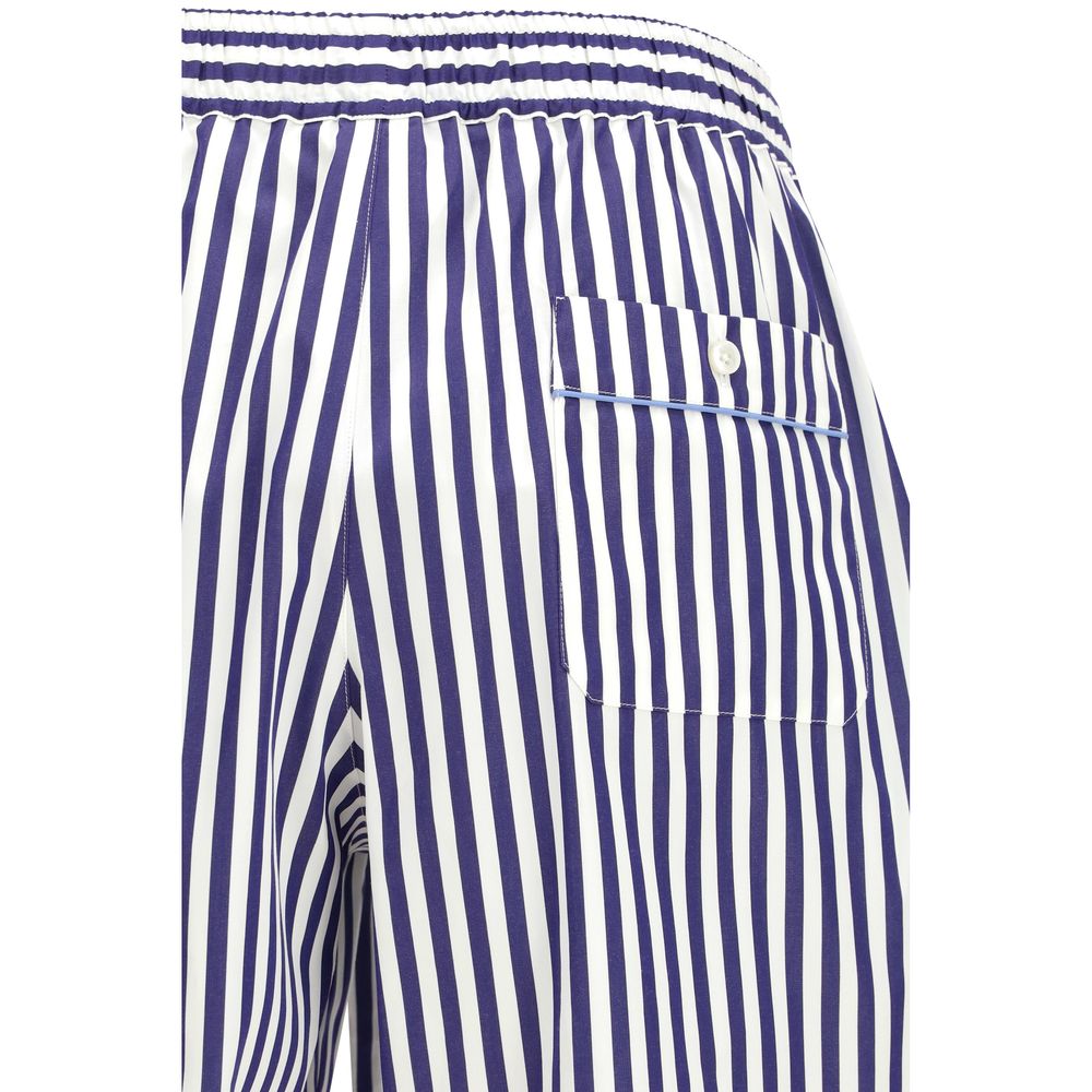 Multicolor Cotton Bermuda Shorts