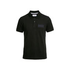 Black Cotton Polo Shirt