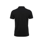 Black Cotton Polo Shirt