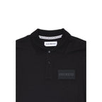 Black Cotton Polo Shirt