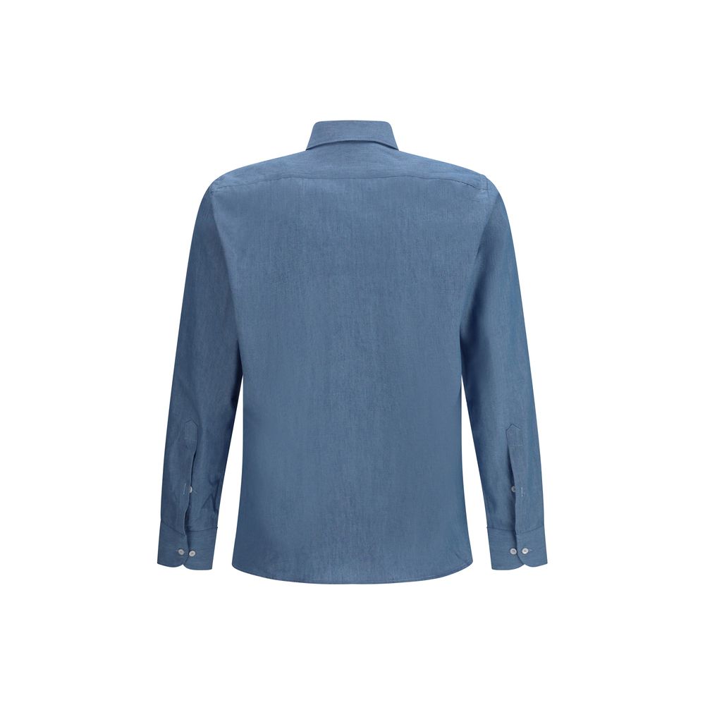Blue Cotton Shirt