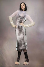 Green Fibres Midi Dress