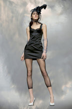 Black Fibres Short Dress