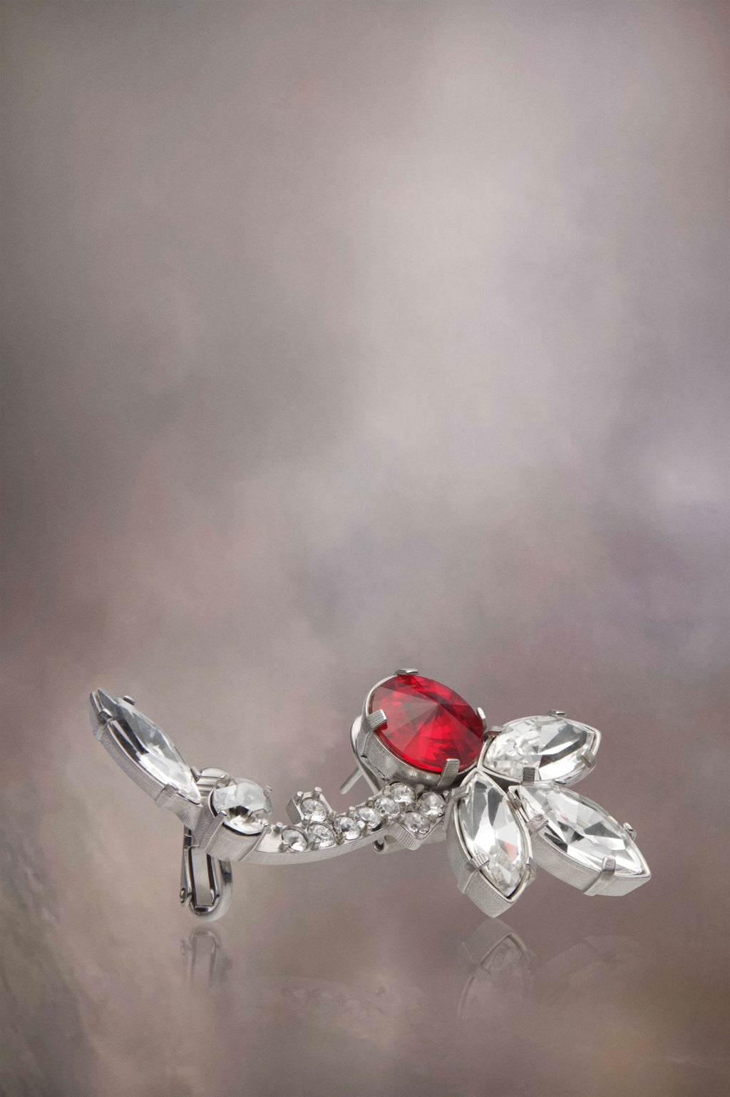 Bicolor Fibres Earrings