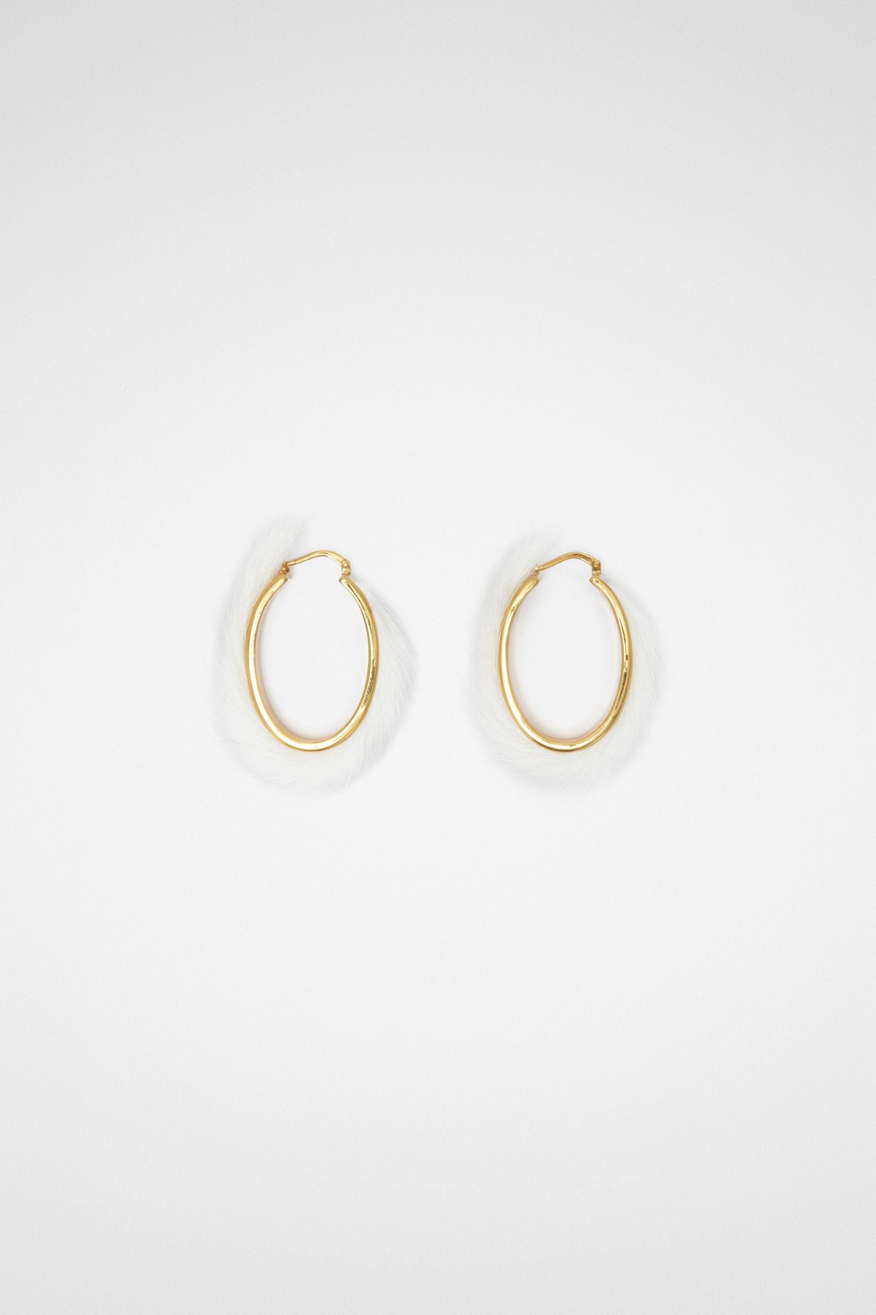 Gold Fibres Earrings