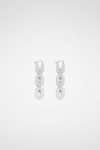 Silver Fibres Earrings