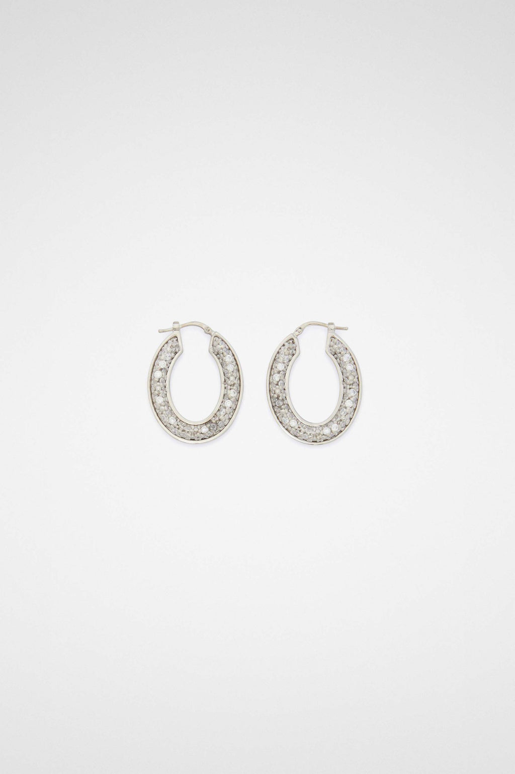 Silver Fibres Earrings