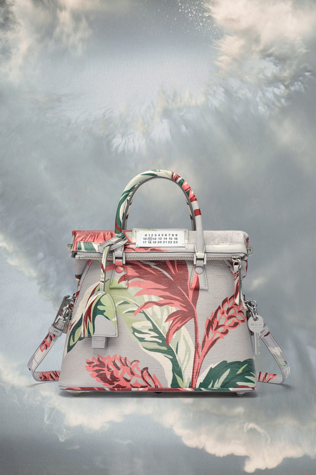 Gray Fibres Crossbody Bag