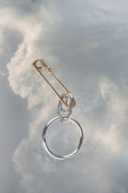 Gold Fibres Earrings