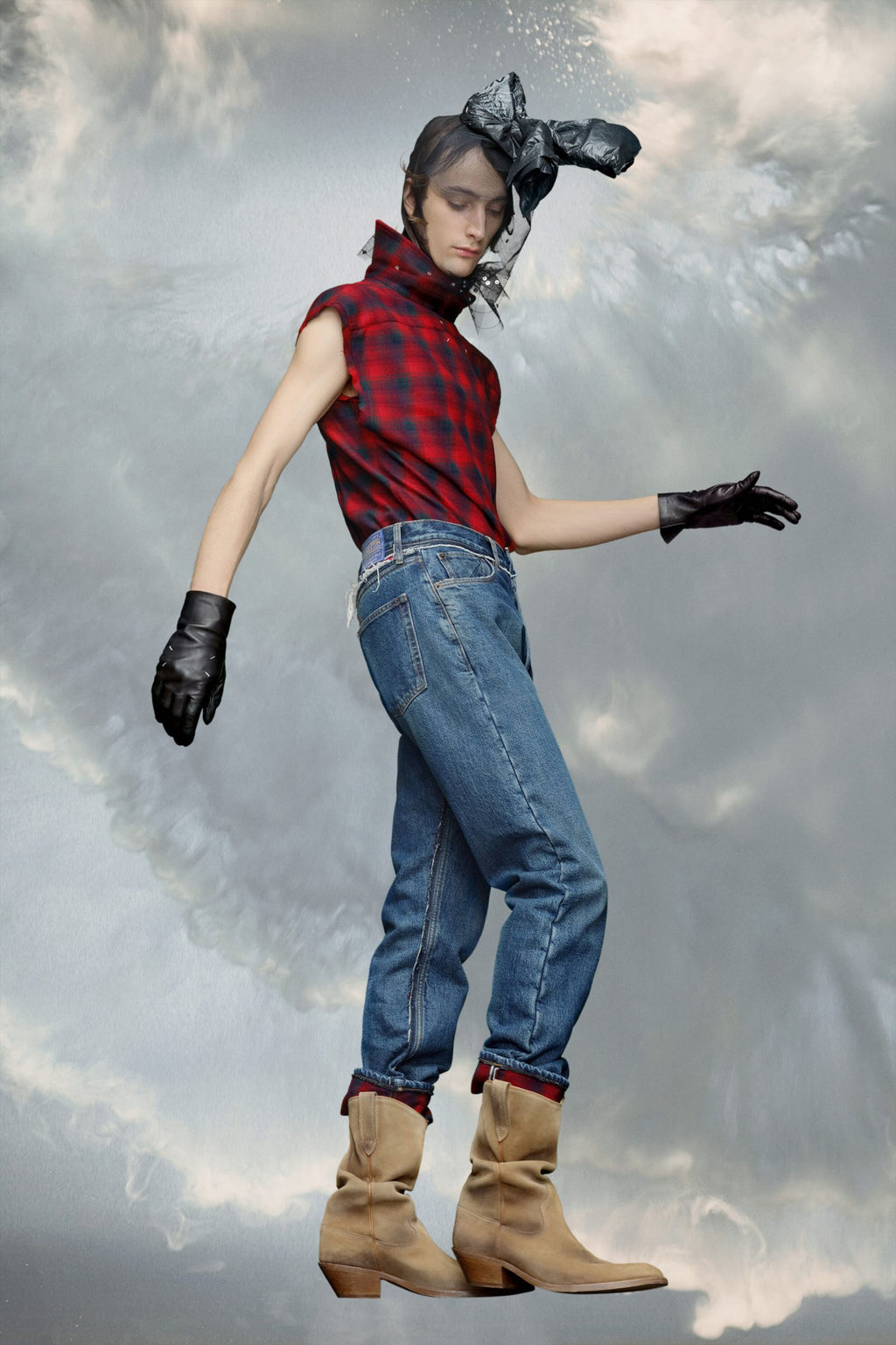 Blue Fibres Straight-Leg Jeans