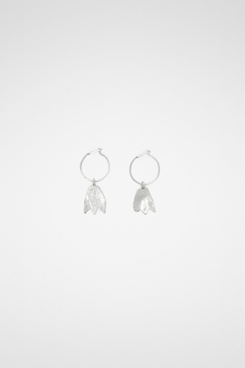 Silver Fibres Earrings