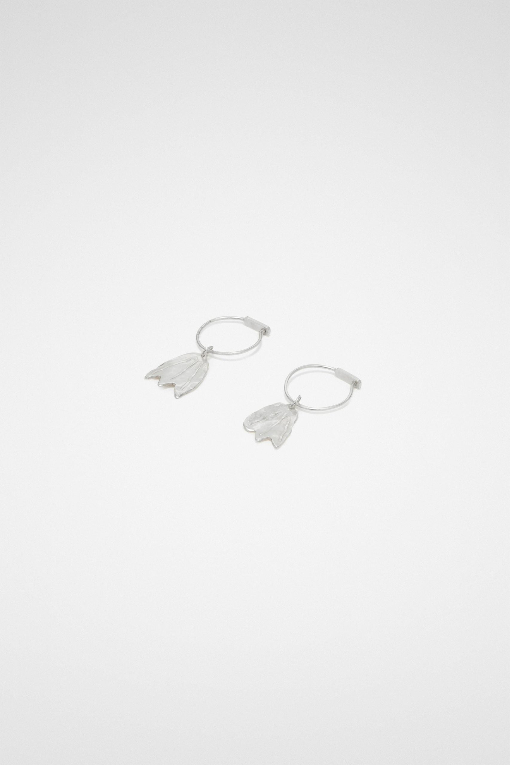 Silver Fibres Earrings