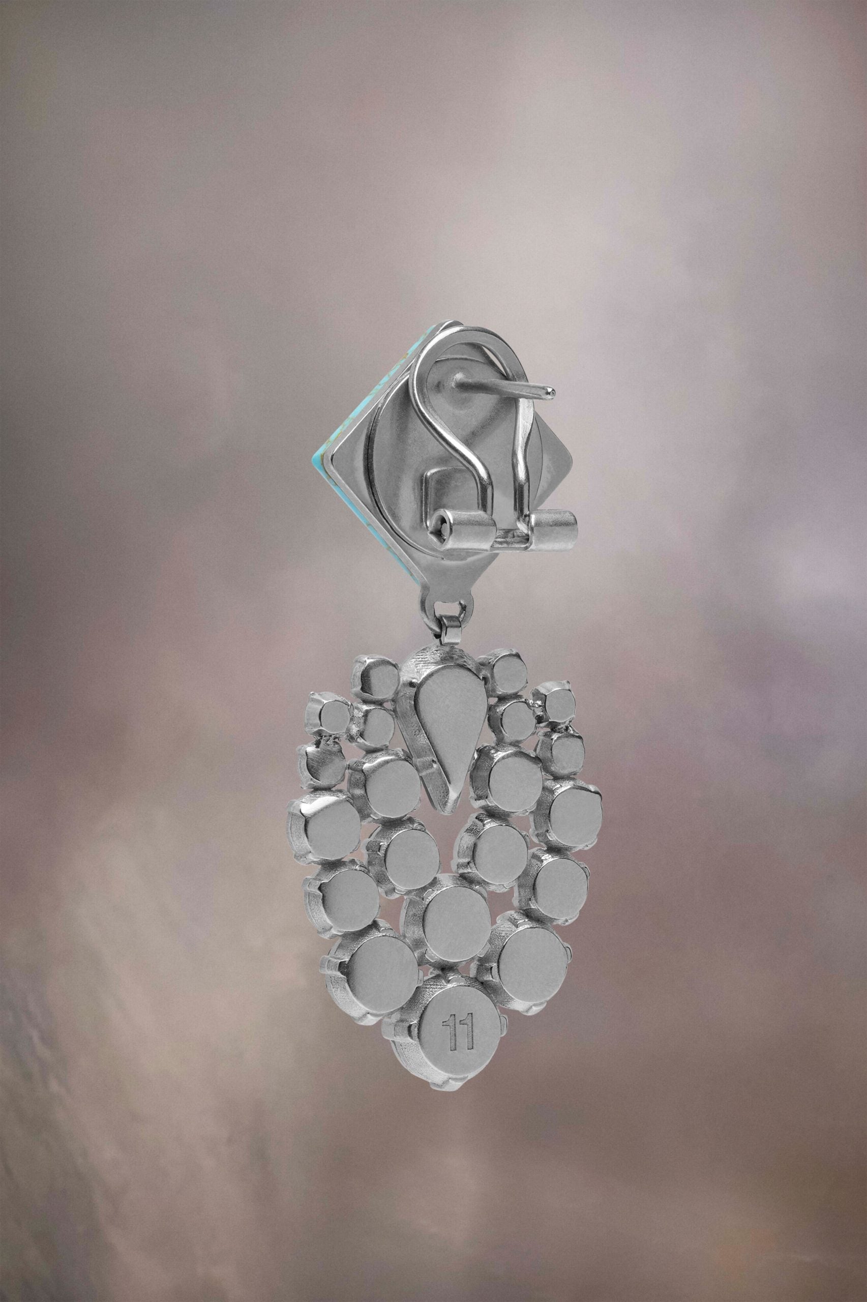 Multicolor Fibres Earrings