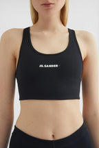 Black Fibres Tank Tops