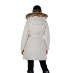 Cream Polyester Coat