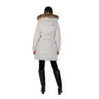 Cream Polyester Coat