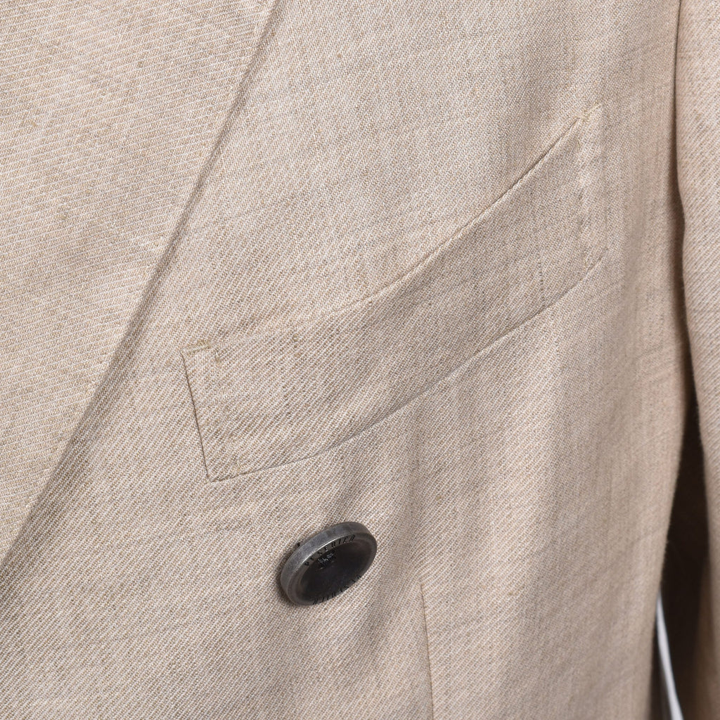 Beige Linen Blazer