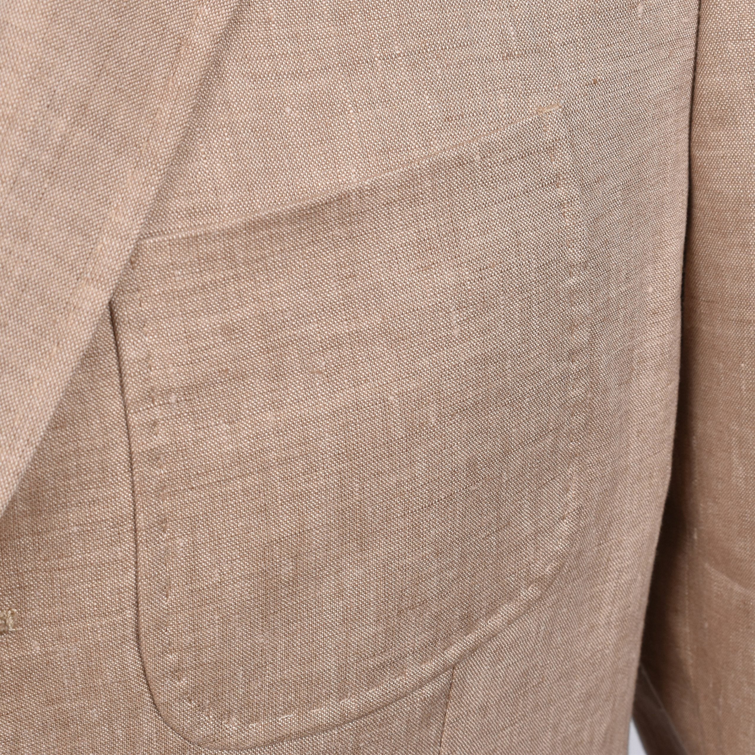 Beige Linen Blazer