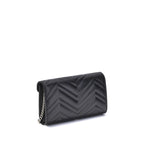 Black Calf Leather Bos Taurus Shoulder Bag