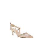 Multicolor Nylon Platform Pumps