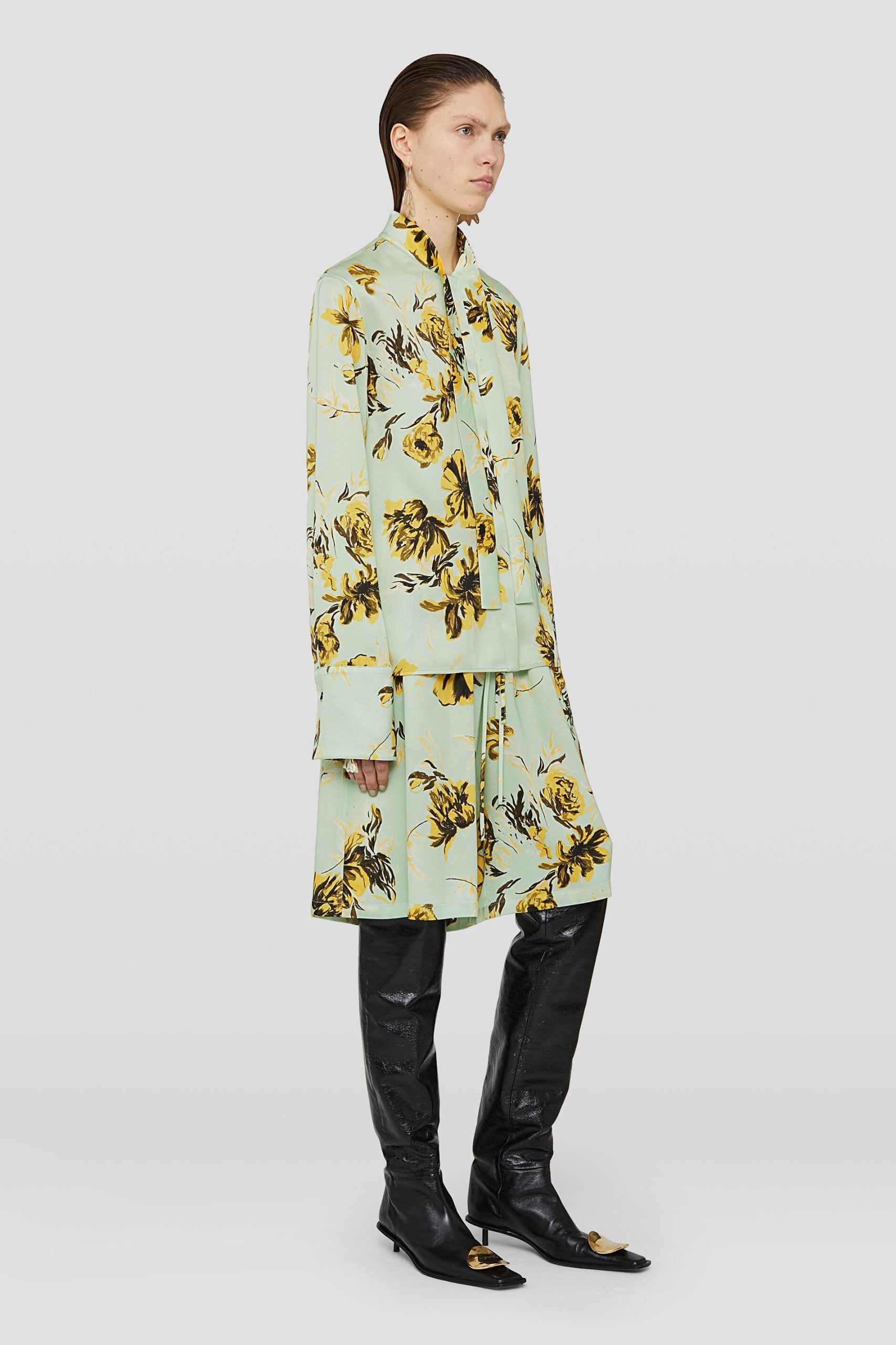 Green Fibres Long Skirt