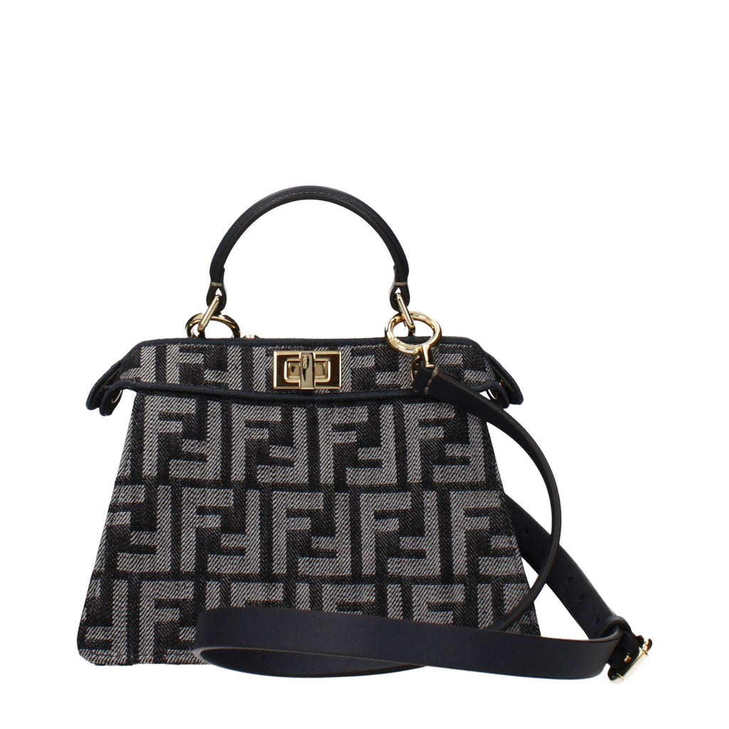 Black Fabric Handbag