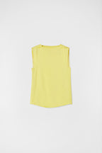 Yellow Fibres Tank Tops