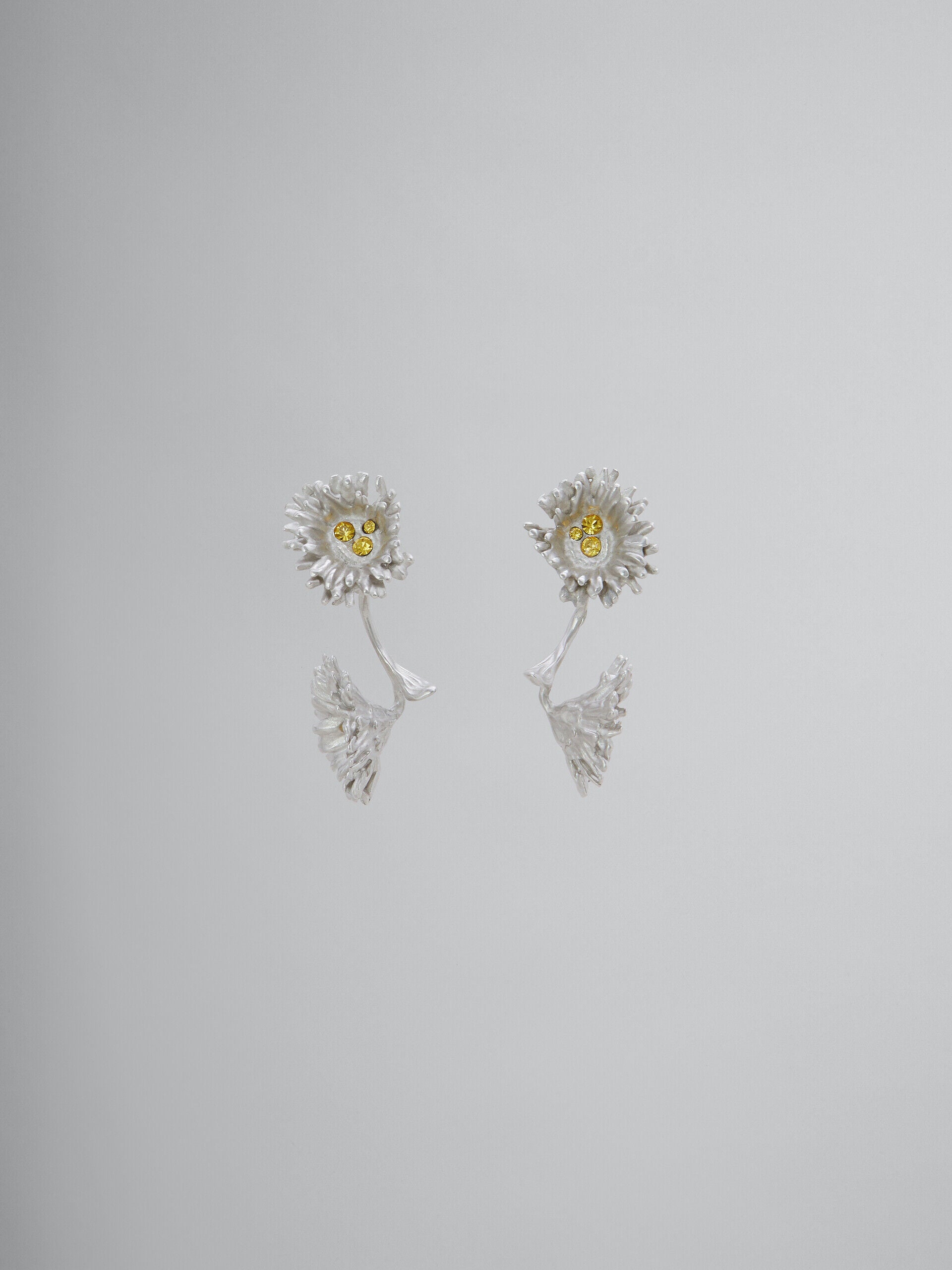 Yellow Fibres Earrings