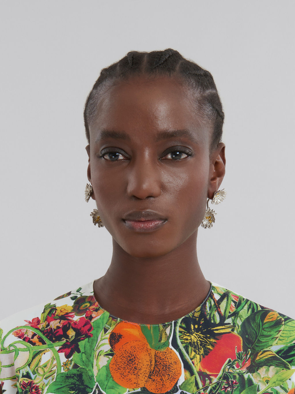 Yellow Fibres Earrings