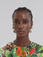 Yellow Fibres Earrings